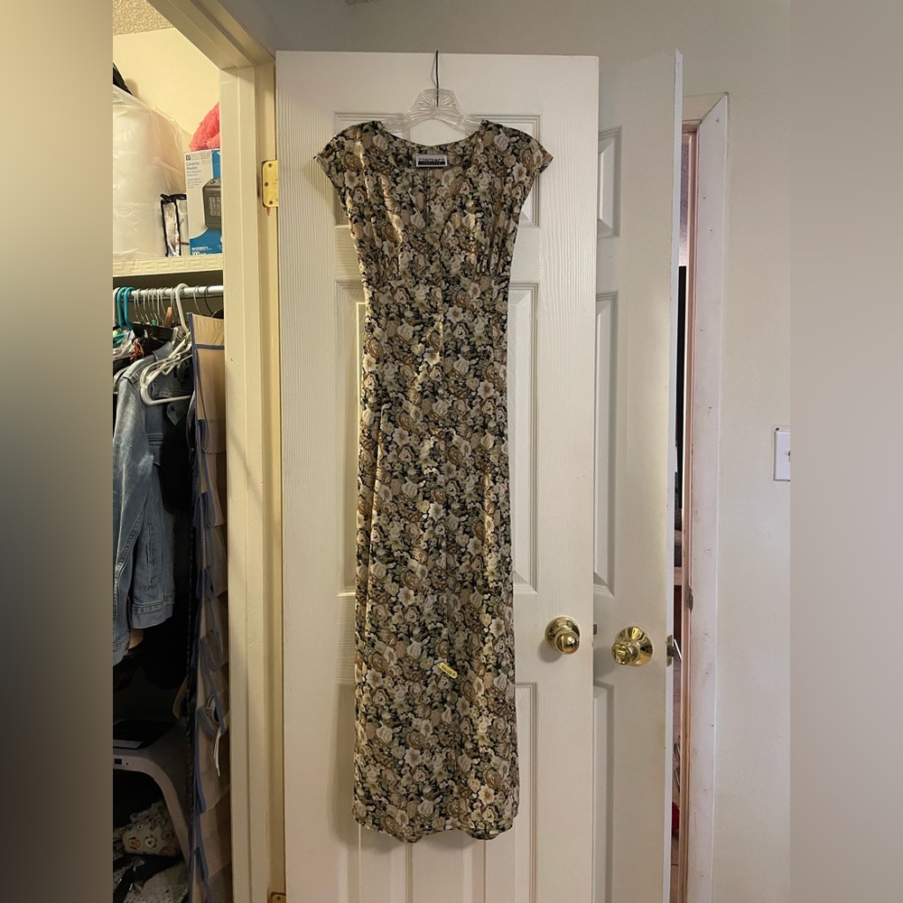 Vintage 90s Contempo Casuals floral dress